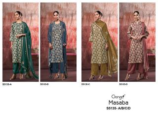 Ganga masaba 5135 dress material wholesale market ahmedabad